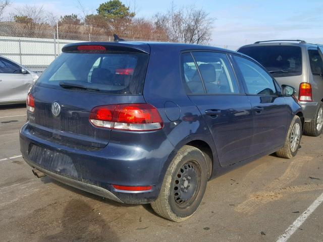 WVWDB7AJ7CW223780 - 2012 VOLKSWAGEN GOLF 蓝色 照片 4