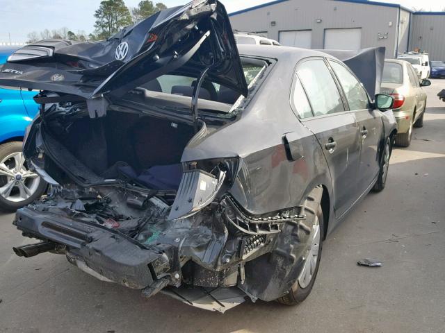 3VW2K7AJ0FM347365 - 2015 VOLKSWAGEN JETTA BASE BLACK photo 4