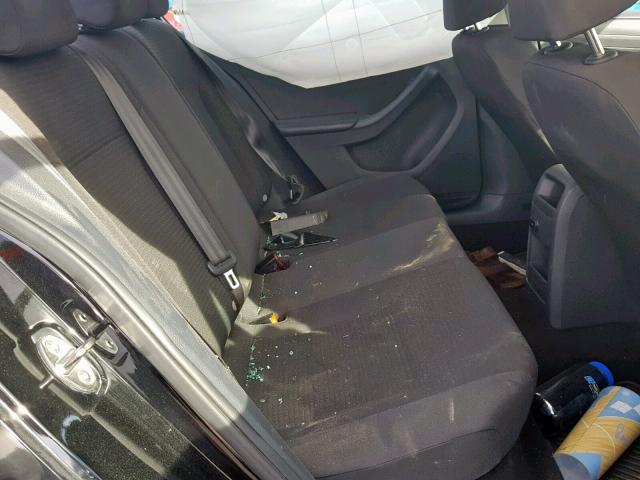 3VW2K7AJ0FM347365 - 2015 VOLKSWAGEN JETTA BASE BLACK photo 6