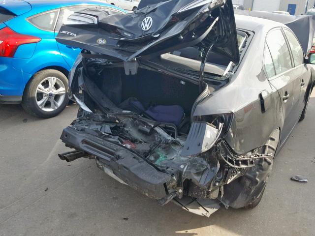 3VW2K7AJ0FM347365 - 2015 VOLKSWAGEN JETTA BASE BLACK photo 9