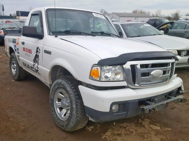 1FTYR10D07PA07341 - 2007 FORD RANGER WHITE photo 1