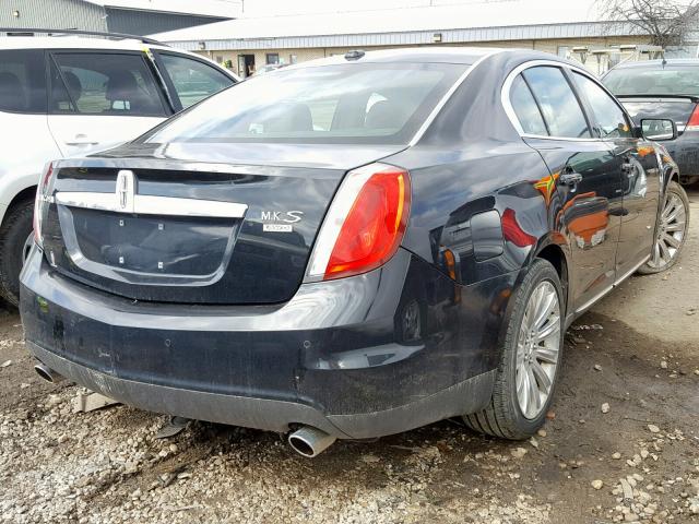 1LNHL9ER0AG613312 - 2010 LINCOLN MKS BLACK photo 4