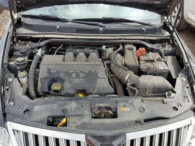 1LNHL9ER0AG613312 - 2010 LINCOLN MKS BLACK photo 7