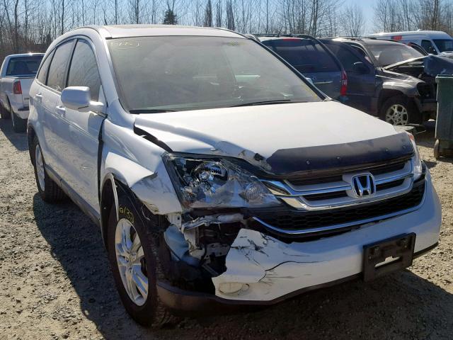 5J6RE4H74AL076218 - 2010 HONDA CR-V EXL WHITE photo 1