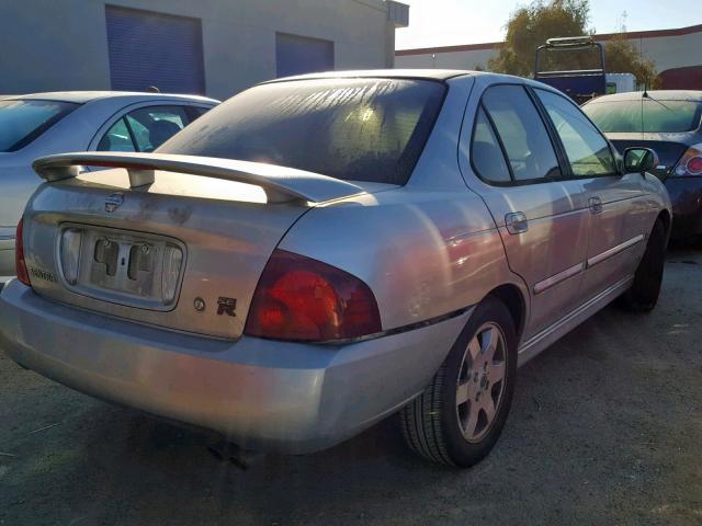 3N1AB51D44L731300 - 2004 NISSAN SENTRA SE- SILVER photo 4