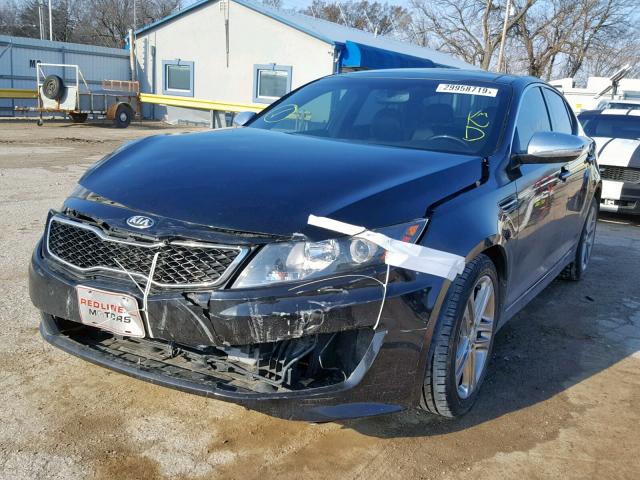 5XXGR4A63DG113587 - 2013 KIA OPTIMA SX BLACK photo 2