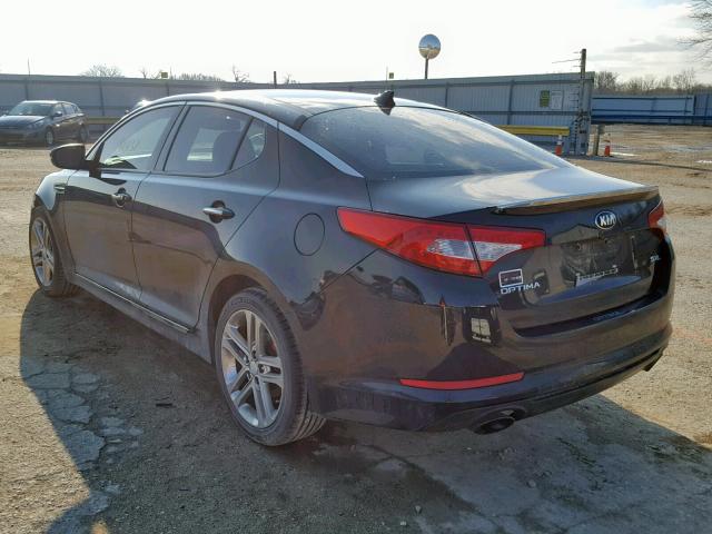 5XXGR4A63DG113587 - 2013 KIA OPTIMA SX BLACK photo 3