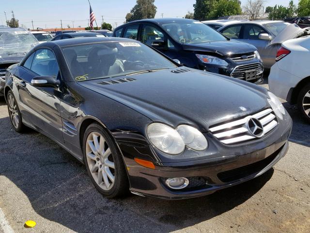 WDBSK71F38F135768 - 2008 MERCEDES-BENZ SL 550 BLACK photo 1