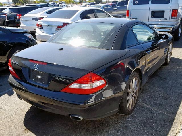 WDBSK71F38F135768 - 2008 MERCEDES-BENZ SL 550 BLACK photo 4