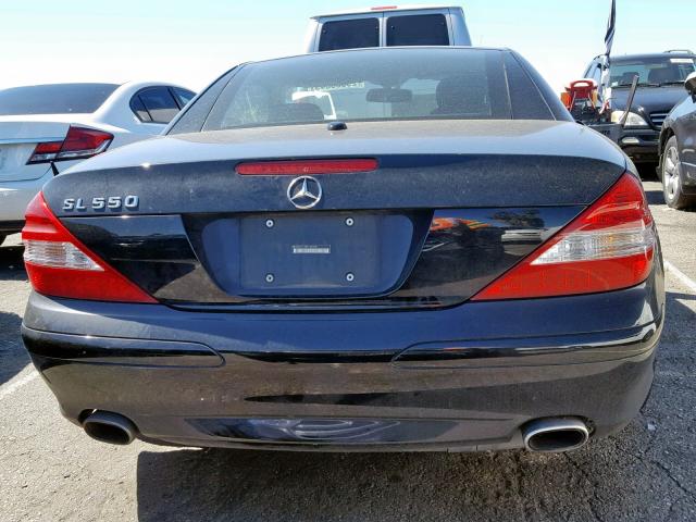 WDBSK71F38F135768 - 2008 MERCEDES-BENZ SL 550 BLACK photo 6