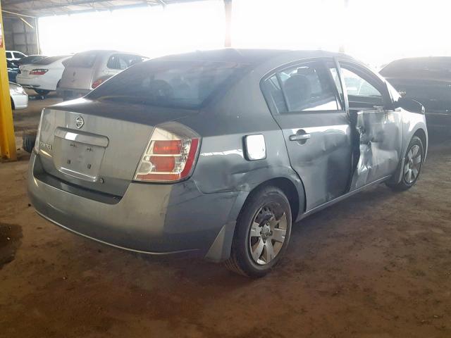 3N1AB61E98L699156 - 2008 NISSAN SENTRA 2.0 GRAY photo 4