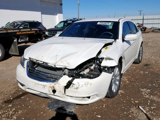 1C3BC1FB5BN514774 - 2011 CHRYSLER 200 TOURIN WHITE photo 2