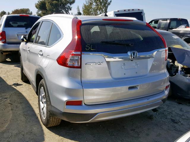 2HKRM3H7XGH549717 - 2016 HONDA CR-V EXL SILVER photo 3