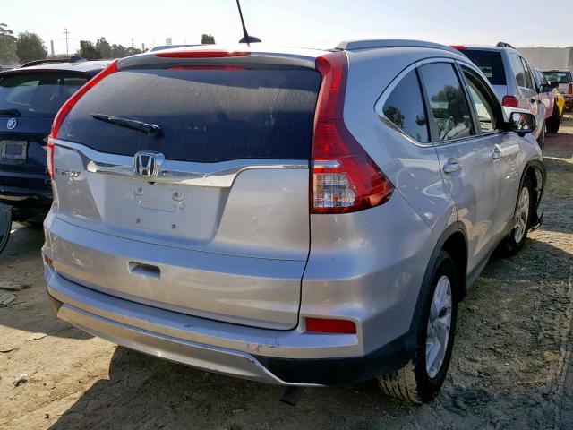 2HKRM3H7XGH549717 - 2016 HONDA CR-V EXL SILVER photo 4