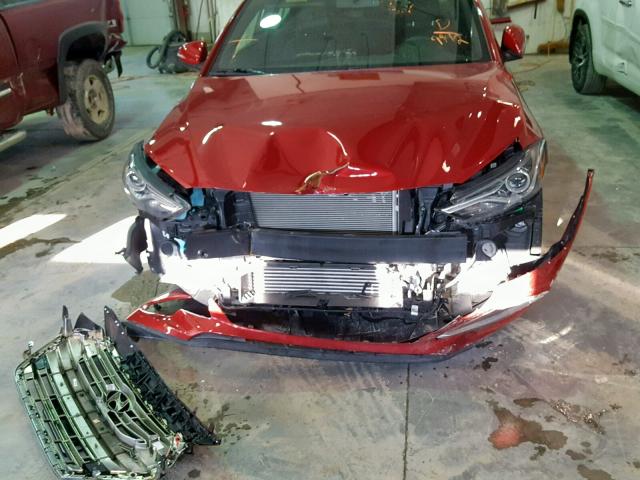 KMHD04LB9JU529992 - 2018 HYUNDAI ELANTRA SP RED photo 9