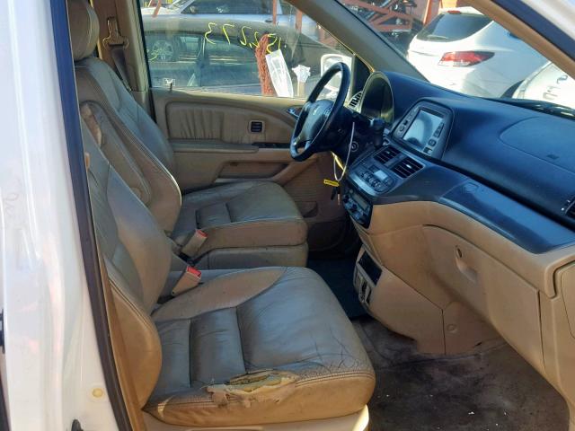 5FNRL38895B053539 - 2005 HONDA ODYSSEY TO WHITE photo 5