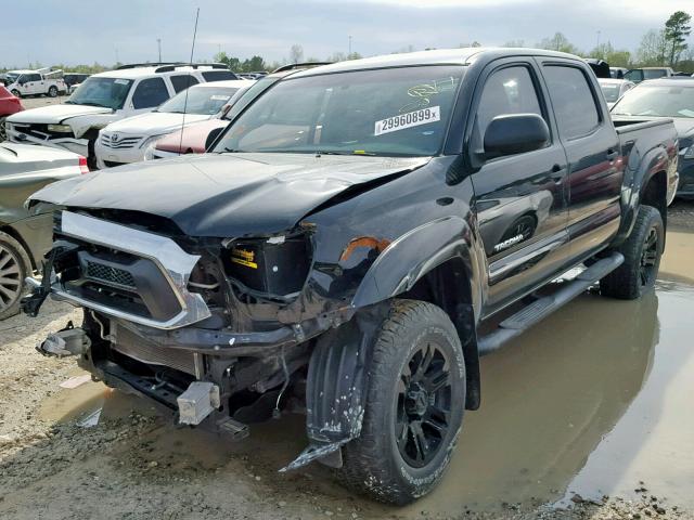 5TFJU4GN2FX078328 - 2015 TOYOTA TACOMA DOU BLACK photo 2