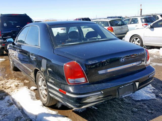 KMHFU45E13A262291 - 2003 HYUNDAI XG 350 BLACK photo 3