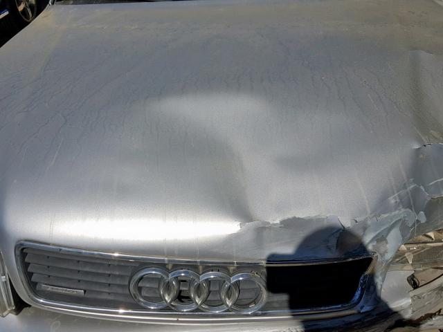 WAUDH68D81A082797 - 2001 AUDI A4 2.8 QUA GRAY photo 7