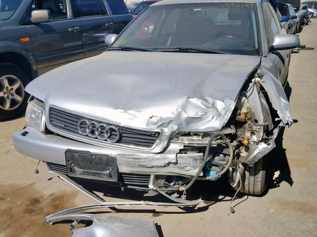 WAUDH68D81A082797 - 2001 AUDI A4 2.8 QUA GRAY photo 9