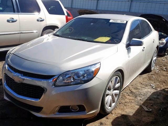 1G11D5SL9FF159420 - 2015 CHEVROLET MALIBU 2LT GOLD photo 2