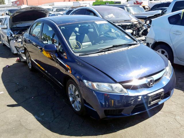 2HGFA1F91AH539681 - 2010 HONDA CIVIC EXL BLUE photo 1