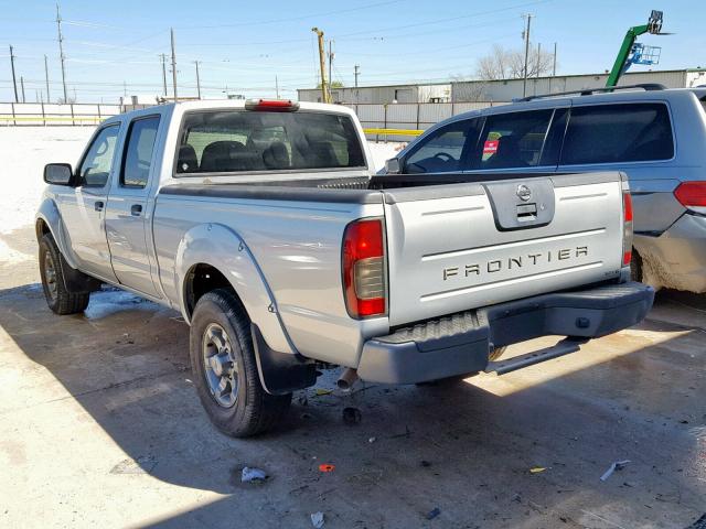 1N6ED29X84C427112 - 2004 NISSAN FRONTIER C SILVER photo 3