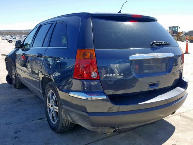 2A8GM68X87R290908 - 2007 CHRYSLER PACIFICA T BLUE photo 3