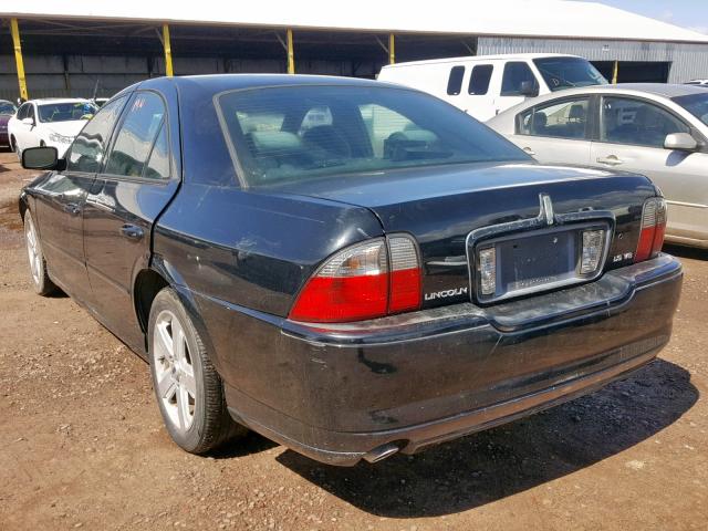 1LNFM87A06Y627170 - 2006 LINCOLN LS BLACK photo 3