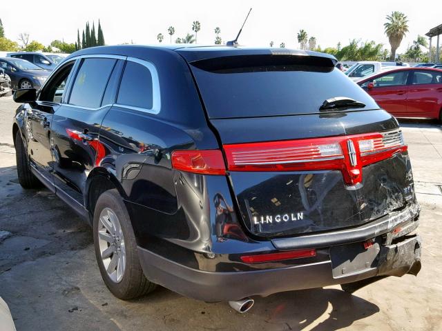 2LMHJ5NK5EBL51614 - 2014 LINCOLN MKT BLACK photo 3