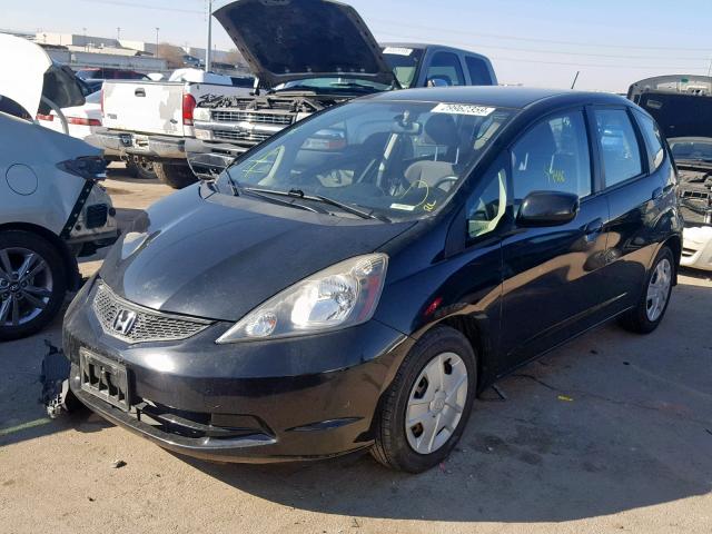 JHMGE8H36DC065225 - 2013 HONDA FIT BLACK photo 2