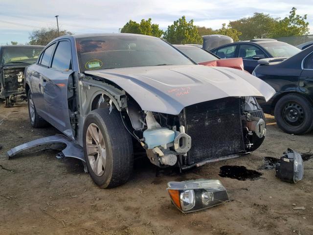 2C3CDXBG2EH174633 - 2014 DODGE CHARGER SE SILVER photo 1