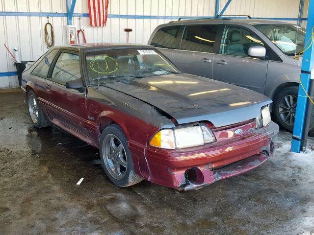 1FABP42E5KF191876 - 1989 FORD MUSTANG GT RED photo 1