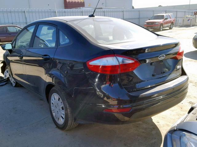 3FADP4AJ4GM167597 - 2016 FORD FIESTA S BLACK photo 3