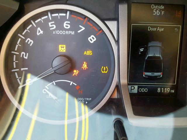 5TFAZ5CN0JX056396 - 2018 TOYOTA TACOMA DOU SILVER photo 8