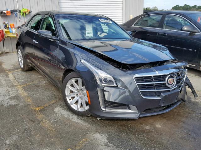 1G6AR5S31E0122522 - 2014 CADILLAC CTS LUXURY GRAY photo 1