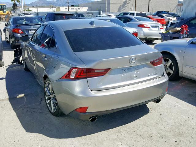 JTHBF1D21E5040394 - 2014 LEXUS IS 250 GRAY photo 3