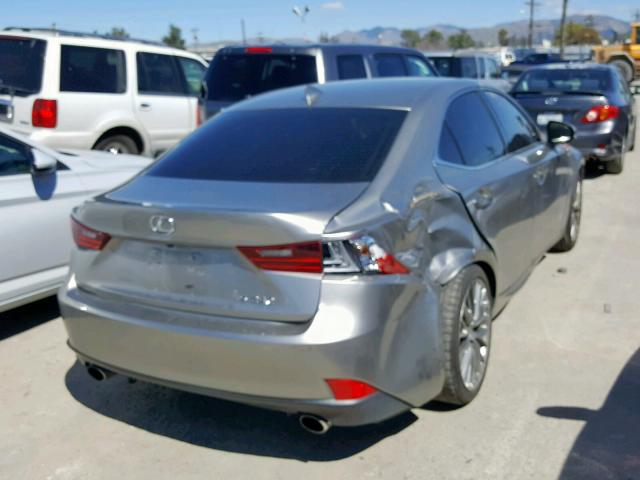 JTHBF1D21E5040394 - 2014 LEXUS IS 250 GRAY photo 4