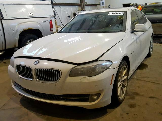 WBAXH5C53DDW15732 - 2013 BMW 528 XI WHITE photo 2