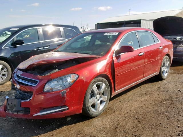 1G1ZC5E01CF244139 - 2012 CHEVROLET MALIBU 1LT 红色 照片 2