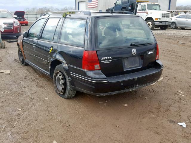 WVWRK61J53W067433 - 2003 VOLKSWAGEN JETTA GL BLACK photo 3