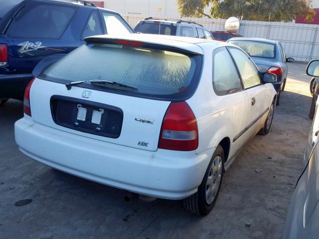 2HGEJ6444YH109847 - 2000 HONDA CIVIC DX WHITE photo 4