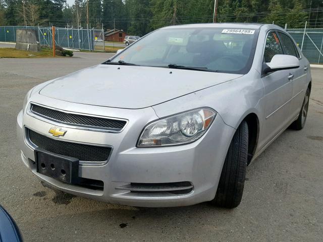 1G1ZC5E00CF245170 - 2012 CHEVROLET MALIBU 1LT SILVER photo 2