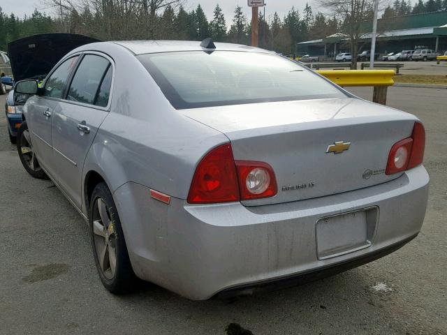 1G1ZC5E00CF245170 - 2012 CHEVROLET MALIBU 1LT SILVER photo 3