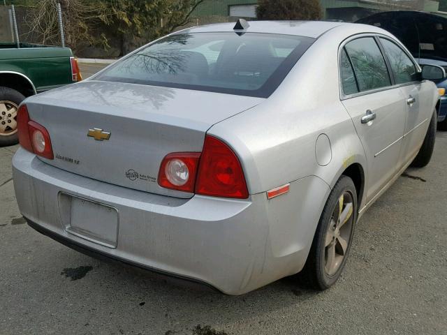 1G1ZC5E00CF245170 - 2012 CHEVROLET MALIBU 1LT SILVER photo 4
