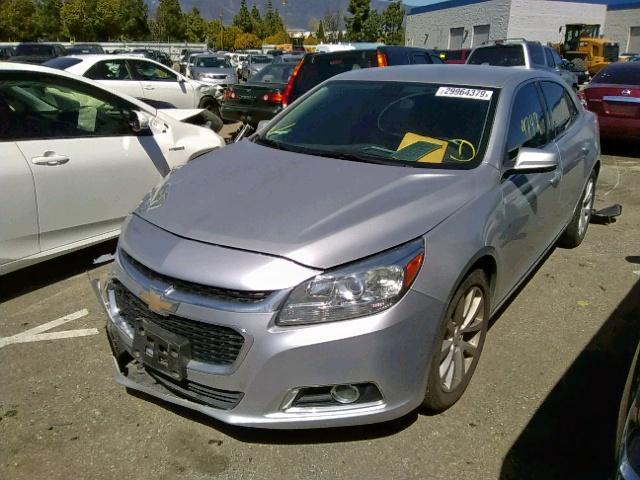 1G11D5SL0FF166210 - 2015 CHEVROLET MALIBU 2LT SILVER photo 2