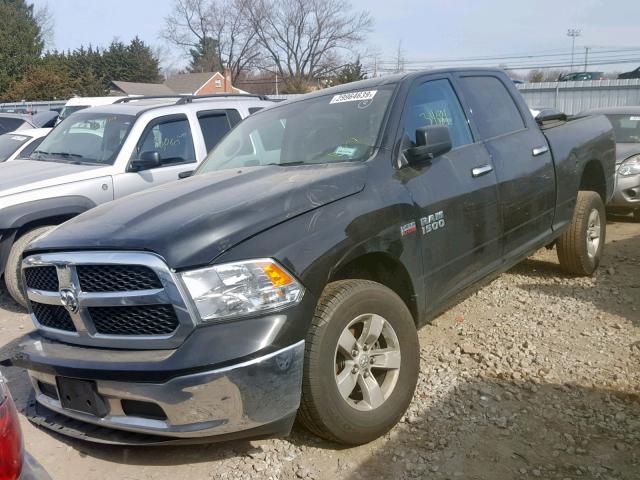 1C6RR7TT3HS663436 - 2017 RAM 1500 SLT BLACK photo 2