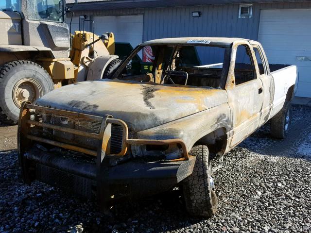 3B7KF23641G734379 - 2001 DODGE RAM 2500 WHITE photo 2