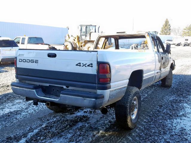 3B7KF23641G734379 - 2001 DODGE RAM 2500 WHITE photo 4