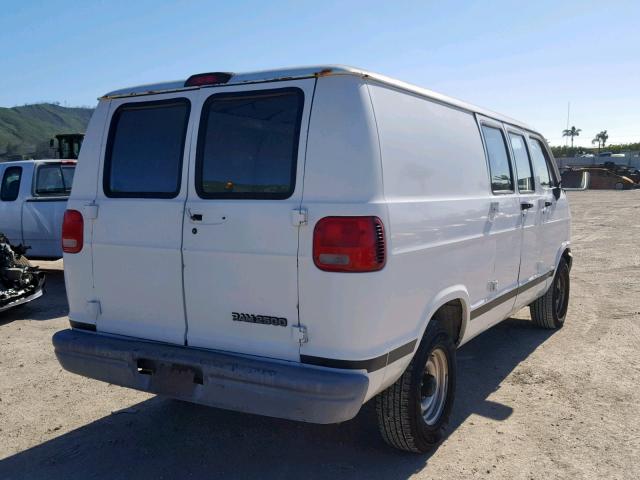 2B7HB21Z0VK531694 - 1997 DODGE RAM VAN B2 WHITE photo 4